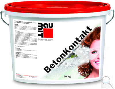 Adhezní nátěr pro sádrové omítky BetonKontakt Baumit. 