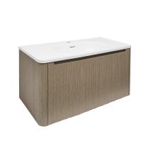 Koupelnová skříňka s umyvadlem Naturel Austen 79x47,5x45 cm clear brown mat AUSTEN80CB