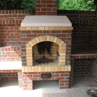 Klinker ukázky realizací - Formback hellrot bunt  - 