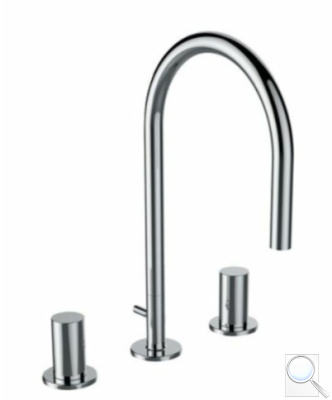 Umyvadlová baterie Laufen KARTELL BY LAUFEN bez výpusti chrom H3123330042201. obr. 1