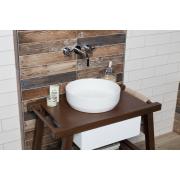 Umyvadlo na desku SAT Infinitio 39x39 cm mat bez otvoru pro baterii SATINF3939M. obr. 8 