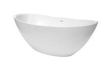 Volně stojící vana SAT Paula 167x81,8 cm litý mramor levá i pravá SATPA1670