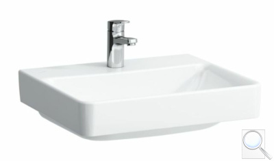 Umyvadlo na desku Laufen Pro 55x38 cm otvor pro baterii, bez přepadu H8129520001561. obr. 1