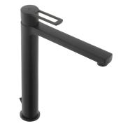 Vysoká umyvadlová baterie Paffoni Ringo s výpustí černá mat RIN085NO. obr. 3&nbsp;