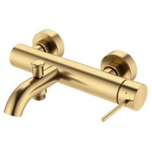 Vanová baterie SAT Aurum bez sprchového setu 150 mm broušená zlatá mat SATBAUR222BG