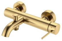 Vanová baterie SAT Aurum bez sprchového setu 150 mm broušená zlatá mat SATBAUR222BG