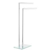 Držák ručníků Optima Glass chrom/bílá GLASDRZRUCB. obr. 2 