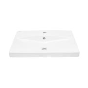 Umyvadlo SAT Brevis 60x45 cm otvor pro baterii uprostřed SATBRE6045S. obr. 2 