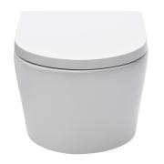 WC závěsné SAT Brevis včetně sedátka softclose, zadní odpad, bílá  SATBRE010RREXP. obr. 2 