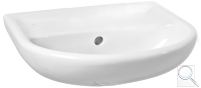Umyvadlo Jika Lyra Plus 60x49 cm bez otvoru pro baterii H8143830001091. obr. 1