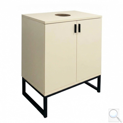 Skříňka pod umyvadlo bez umyvadla Ceramia Easy 60x73x36 cm jasmín mat EASYUMDJ. obr. 1