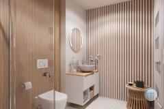 Malá koupelna Argenta Marlen - siko-japandi-koupelna-s-koutem-bezova-seda-inspirace-mala-2