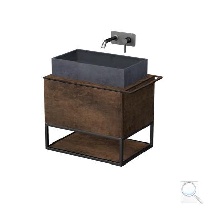 Koupelnová skříňka pod umyvadlo Naturel Oxo 70x58x50 cm měď mat OXO701ZKDPM obr. 1