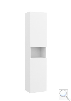 Koupelnová skříňka vysoká Roca ONA 40x175x30 cm bílá mat A857636509. obr. 1