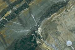 Dlažba Fineza Rainbow Glitter vast sea zelená - 