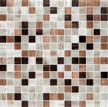 Skleněná mozaika Premium Mosaic hnědá