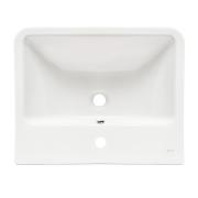 Umyvadlo Vitra Integra 55x45 cm otvor pro baterii uprostřed bílá lesk 7049-003-0001. obr. 3&nbsp;