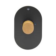 Sprchová baterie SAT Fusion včetně podomítkového tělesa páka světlé dřevo mat SATBSFU210DSC. (4)