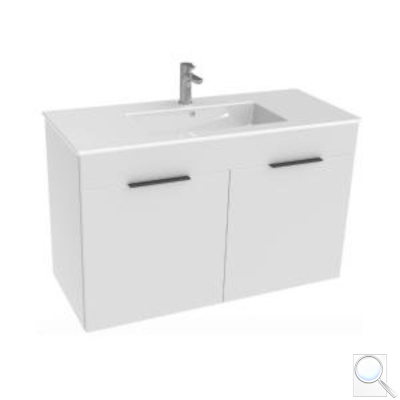 Koupelnová skříňka s umyvadlem Jika Cube 100x43x62,2 cm bílá H4536511763001. obr. 1