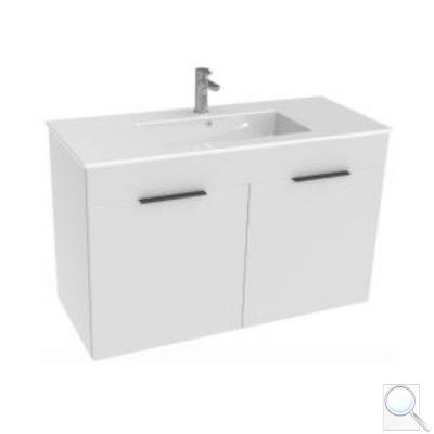 Koupelnová skříňka s umyvadlem Jika Cube 100x43x62,2 cm bílá H4536511763001 obr. 1