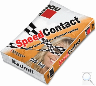 Lepicí a stěrková hmota SpeedContact Baumit. 
