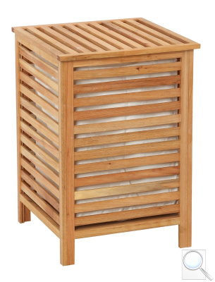 Koš na prádlo Naturel Home 45x65x45 cm ořech mat HOMEKOS1. obr. 1