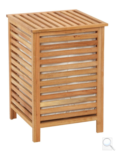 Koš na prádlo Naturel Home 45x65x45 cm ořech mat HOMEKOS1. obr. 1