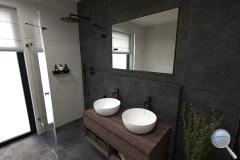 Koupelna Porcelaingres Urban 1 - koupelna-kamenna-se-sprchovym-koutem-a-vanou-urban-white-002