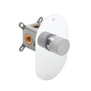 Sprchová baterie SAT Fusion včetně podomítkového tělesa beton SATBSFU210B. obr. 2&nbsp;