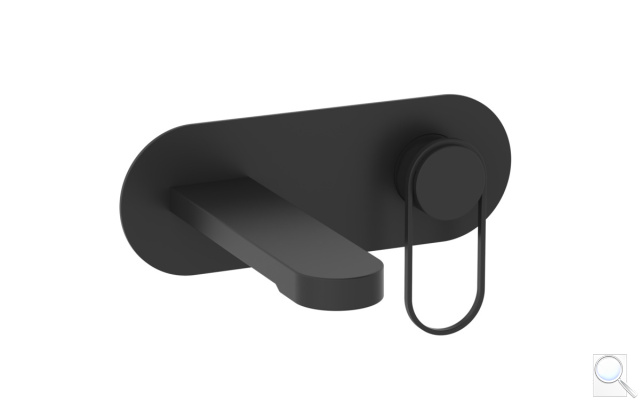 Umyvadlová baterie SAT Fusion včetně podomítkového tělesa matná černá SATBSFU101KPCC. obr. 1