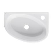 Rohové umývátko Glacera Bigio 42x29,5 cm otvor pro baterii vpravo BG4229. obr. 4 