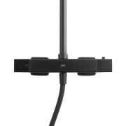 Sprchový systém SAT na stěnu s termostatickou baterií černá matná SATSSTZC. (6)