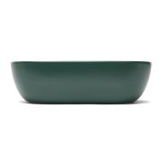 Umyvadlo na desku SAT Infinitio 45,5x32,5 cm tmavě zelená mat bez přepadu SATINF4532DGEM. obr. 4&nbsp;