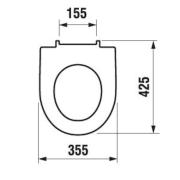 WC sedátko Lyra Plus bílá H8933843000631. obr. 2 