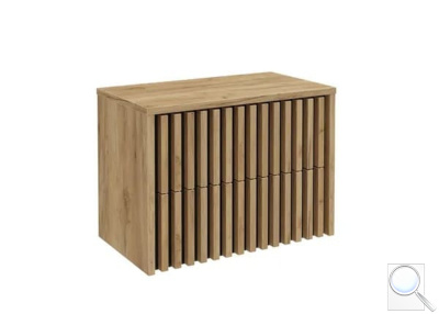 Koupelnová skříňka s krycí deskou SAT Delano 80x56x45 cm dub mat DELANO80ZDCDE. obr. 1