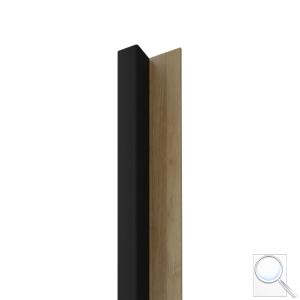Obkladová lamela Fineza Spline Slim Black černá