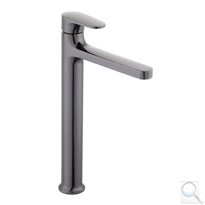 Vysoká umyvadlová baterie SAT DARK bez výpusti PVD Gun Metal SATBSDA285P. 