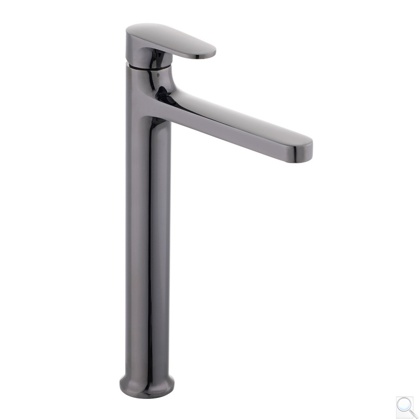 Vysoká umyvadlová baterie SAT DARK bez výpusti PVD Gun Metal SATBSDA285P. 