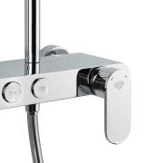 Sprchový systém SAT s pákovou baterií bílá/chrom SATSSPKP. obr. 3