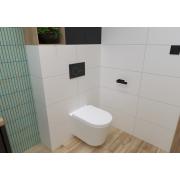 WC se sedátkem softclose závěsné SAT Brevis bílé vírové SATBRE010RTORP. &nbsp;(11)