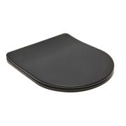 WC sedátko SAT Infinitio zakulacené černé SATINFPBKM. obr. 2&nbsp;