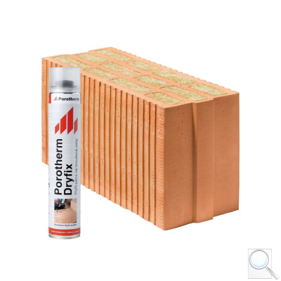 Cihla Porotherm 20 T Profi Dryfix - Tepelněizolační broušená. obr. 1