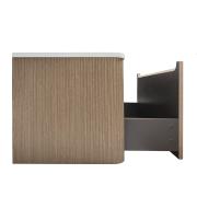 Koupelnová skříňka s umyvadlem Naturel Austen 99x47,5x45 cm clear brown mat AUSTEN100CB. &nbsp;(5)