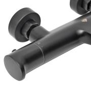 Vanová baterie SAT Dark bez sprchového setu 150 mm černá/mat SATBSDA222C. obr. 2 