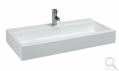 Nábytkové umyvadlo Laufen Living City 100x46 cm otvor pro baterii uprostřed H8184380001041. obr. 1