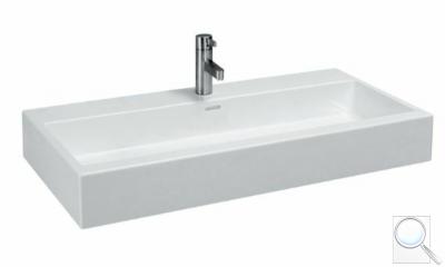 Nábytkové umyvadlo Laufen Living City 100x46 cm otvor pro baterii uprostřed H8184380001041 obr. 1