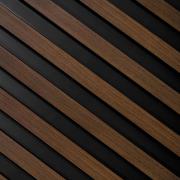Obkladová lamela Fineza Slat Large Dark oak hnědá. im-1200-SLAT03DO-002
