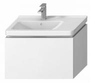 Koupelnová skříňka pod umyvadlo Jika Cubito 74x42,6x48 cm bílá, dub (obr. 3)