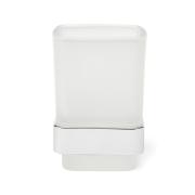 Držák skleniček SAT Simply S včetně skleničky chrom/mléčné sklo SATDSIMS27. &nbsp;(2)