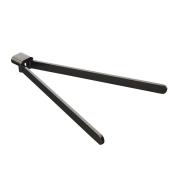Držák ručníků SAT Simply R PVD PVD gun metal SATDSIMR19GM. obr. 3 